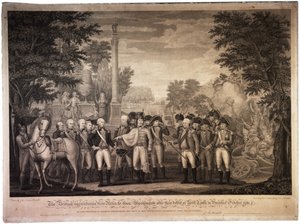イギリス軍がワシントン将軍に武器を降伏させた...ヨークタウン[ヨークタウン]、1819年